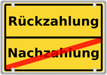 Nachzahlung
